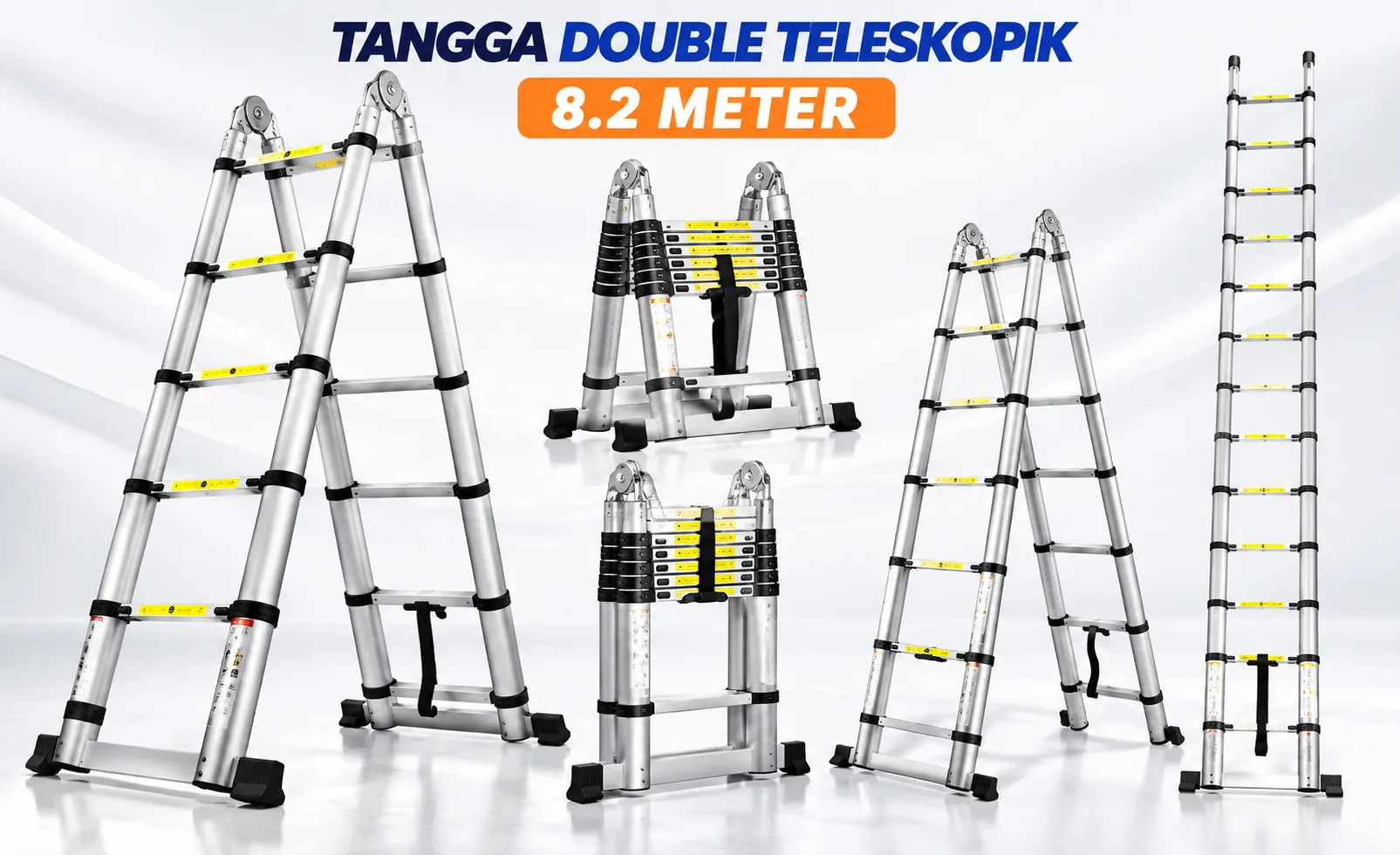 Tangga Double Teleskopik Dalton 8,2 Meter