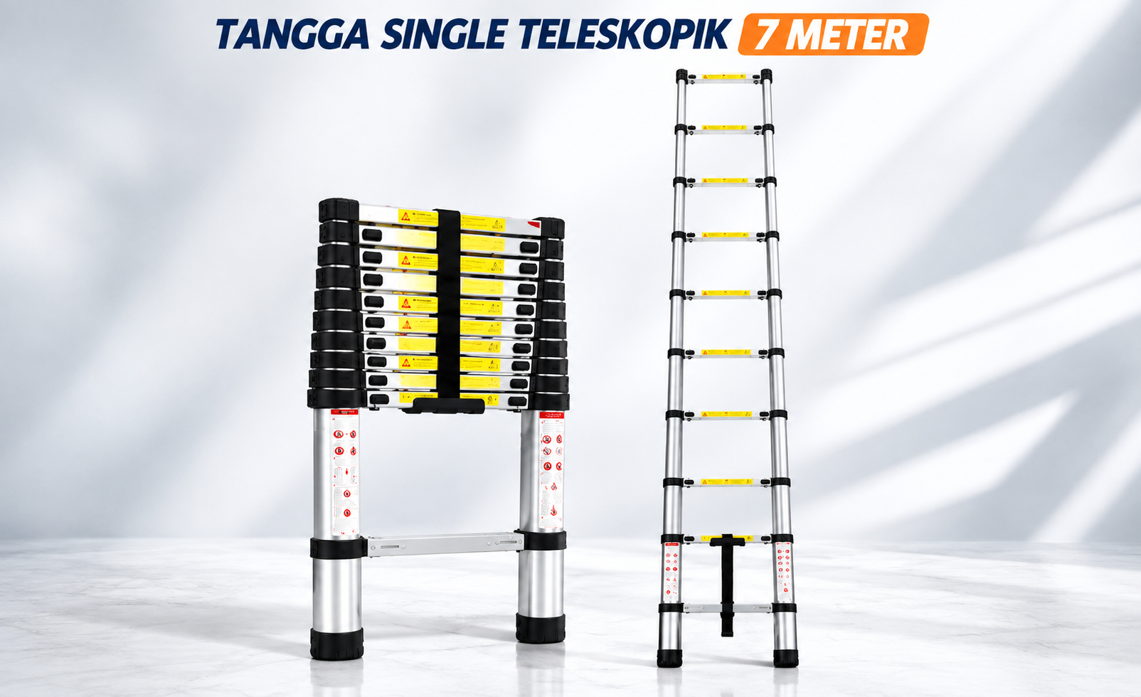 Tangga Single Teleskopik Dalton 7 Meter